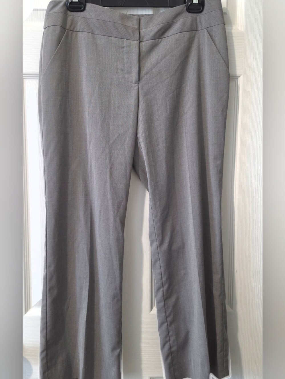 My Michelle Gray Straight Leg Dress Pants